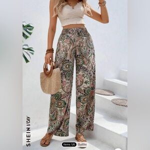 Wide leg vacay pants